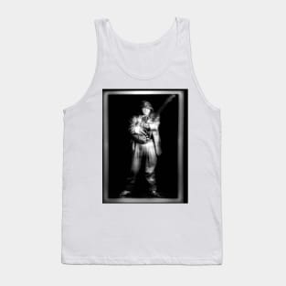 SRV - Portrait - Black and White Tank Top